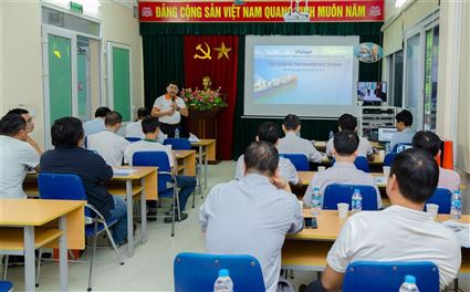 Training on VSAT usage for ship operators